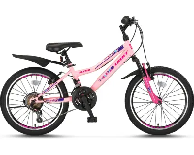 Bicicleta Umit Faster Lady, frana V-Brake, 21 viteze, culoare roz violet, roata 26 , cadru otel