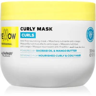 Yellow Professional Curls Curly Mask masca pentru par ondulat si cret 300 ml