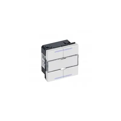 KNX control mechanism Arteor - versiune patrata - alb