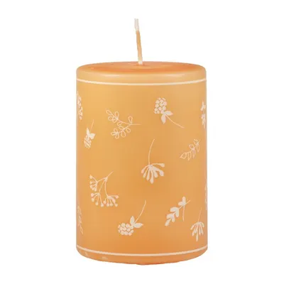 Lumânare Unipar Fleur, durată ardere 48 h, galben