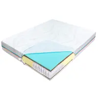 Saltea de pat cu Arcuri Pocket 200×200- Bio Cocos, Latex, Thermo Dream