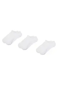 Sosete dama Reya set de 3 perechi albi - Alb