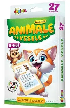 Animale vesele. 27 de cartonase