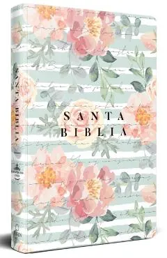 Biblia Rvr 1960 Letra Grande, Manual, Tapa Dura Cantar de Cantares Flores Rosada S / Spanish Bible Rvr 1960 Handy Size Large Print Hc Song of Solomon