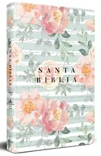 Biblia Rvr 1960 Letra Grande, Manual, Tapa Dura Cantar de Cantares Flores Rosada S / Spanish Bible Rvr 1960 Handy Size Large Print Hc Song of Solomon
