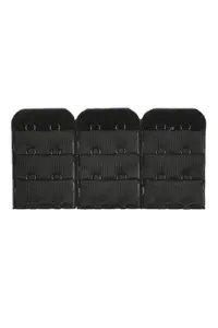 Extensii prelungire sutien, set 3 buc, negru
