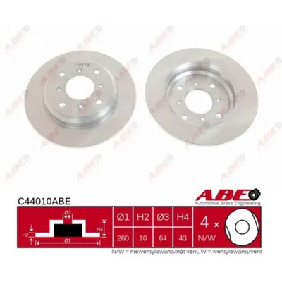 Disc frana ABE C44010ABE