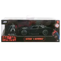 Set masina si figurina din metal, Jada, Batman si Batmobile 2022, 1:32