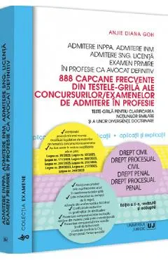888 capcane frecvente din testele-grila ale concursurilor/examenelor de admitere in profesie