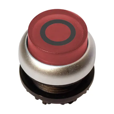 Buton comanda iluminat inalt cu revenire rosu 0