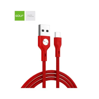 Cablu incarcare micro USB 3A ROSU, 60m GOLF