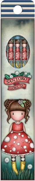 Set de creioane grafice Santoro Gorjuss In The Forest - Little Mushroom