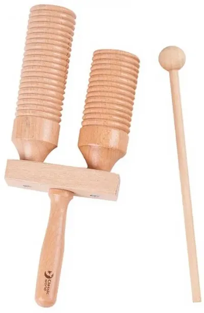 Instrument muzical din lemn Classic World - Agogo
