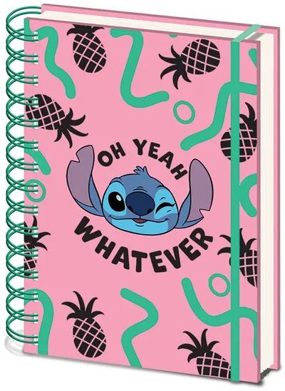 Agendă Pyramid Disney: Lilo & Stitch - You're My Fave, cu spirală, format A5