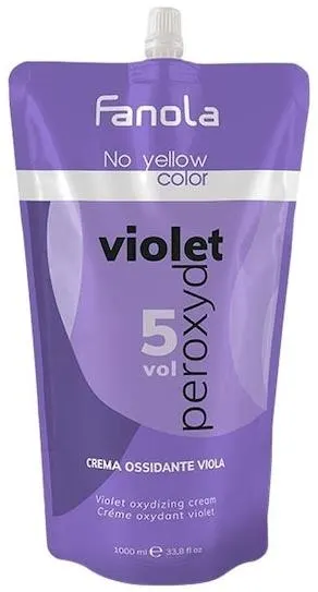 Fanola No Yellow Oxidant cu pigment violet, 5 Vol, 1000 ml