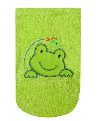 Manusa pentru baita cu broderie Green Frog