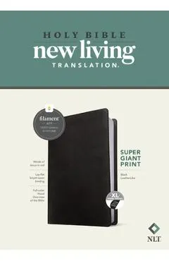 NLT Super Giant Print Bible, Filament-Enabled Edition (Red Letter, Leatherlike, Black, Indexed)