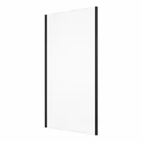 Perete dus 70x200 cm, sticla securizata cu grosimea de 6 mm, profil negru mat, Ronal Divera