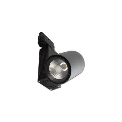 Spot LED 30W, alb cald 3000K, 2700lm, rabatabil, montare pe sina 3 faze