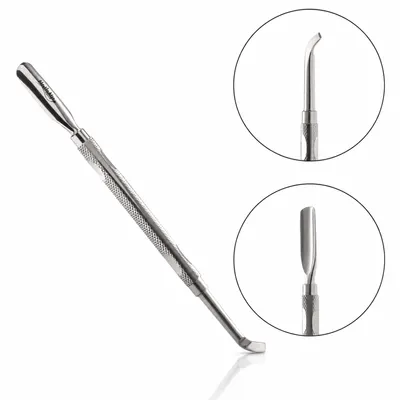 Instrument Profesional NAILSUP Top Line MC706 cu Două Capete din Inox, 14 cm pentru Manichiură și Pedichiură