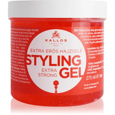 Kallos KJMN Extra Strong Styling Gel gel foarte puternic pentru păr 275 ml