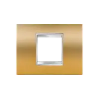 Placa ornament Chorus LUX - tehnopolimer metalizat - 2 module- GOLD - CHORUS