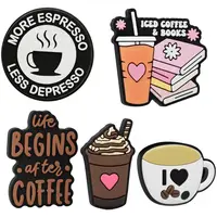 Sticker 3D OEM Coffee pentru Husa Telefon / Tableta, Set 5 bucati, Multicolor