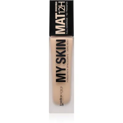 bellaoggi My Skin Mat 12H machiaj matifiant de lungă durată culoare Neutral Beige 30 ml
