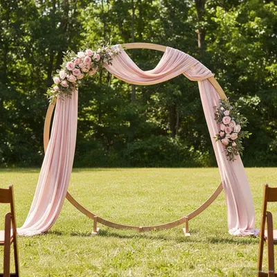 vidaXL Arc de nuntă Maro deschis 224 x 80 x 220 cm Lemn masiv de pin