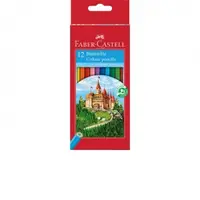 Creioane colorate hexagonale Faber-Castell 12 culori/set