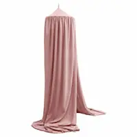 Baldachin pentru copii Pink Boho, tip cort tipi de suspendat, include set complet pentru montaj, inaltime totala 280 cm