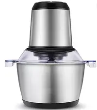 UB Tocator Electric Multifunctional cu 2 Viteze din Inox pentru Carne Fructe si Legume Capacitate 3L