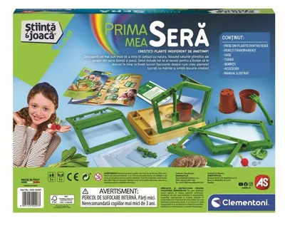 Set educațional Clementoni - Seră pentru copii