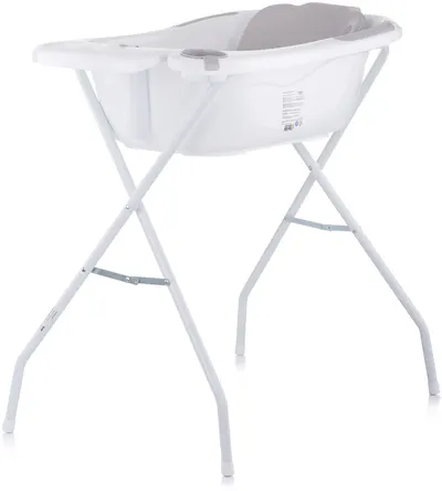 Cadita cu reductor si suport Chipolino - Vela, gri, 87 cm