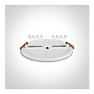 Bronte 10W 800lm 3000K 38° Ra80 230V IP20 argintiu