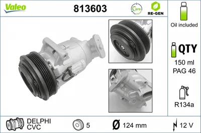 Compresor climatizare potrivit OPEL ZAFIRA B 2.2 07.05-12.12