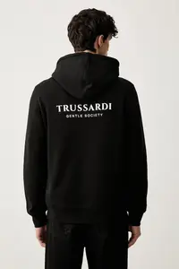 Trussardi hanorac cu glugă pentru bărbați din bumbac