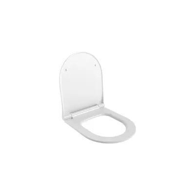 Capac WC duroplast Supreme Slim soft-close alb