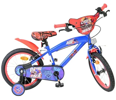 Bicicletă pentru copii cu roți ajutătoare E&L cycles - Sonic, 16''