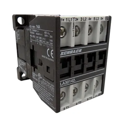 Contactor 3p, 5,5kW, AC3, 14A/ 25A AC1, 110VAC + 1NI inc