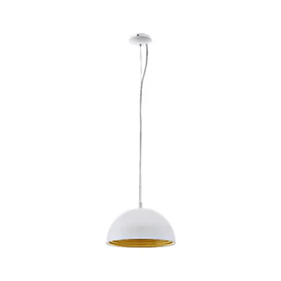 Panderas Pendant luminaire Ø350 60W white/gold IP20