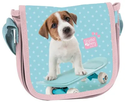 Geantă de umăr pentru copii Paso Studio Pets - Cu capac
