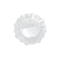 Farfurie pentru servire din sticlă ø 19,5 cm cu model de Crăciun Frosty Flakes – Dakls