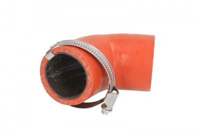 Furtun intercooler (Superior, rosu, Brida U) potrivit LAND ROVER DISCOVERY SPORT, RANGE ROVER EVOQUE 2.0 06.11