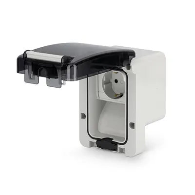 Scame Protecta 137.6507 – Priza 16A IP66, montare pe suprafata, standard german