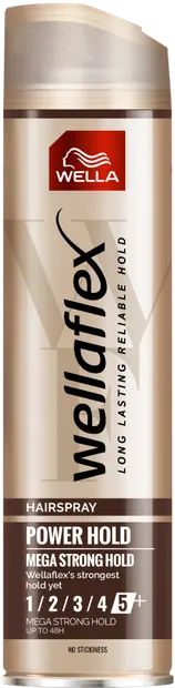 Fixativ cu grad de fixare 5 Mega Strong Hold Wellaflex, 250ml, Wella