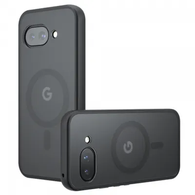 Husa MagSafe pentru Google Pixel 9a, Techsuit, PureFrost, Neagra Satinata