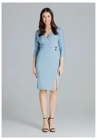 Rochie Sheala albastru deschis - Albastru deschis