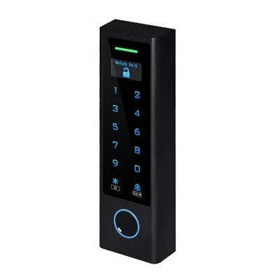 Cititor de proximitate cu amprenta WiFi Secukey CFD3-WIFI, card EM 125KHz / Mifare 13.56MHz, OLED, touchpad, cod PIN, Wiegand, Tuya Smart, sonerie, 10000 utilizatori, cod temporar, control din aplicatie, IP66