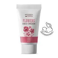 Deodorant crema floral, ecologic, 40ml, Wooden Spoon